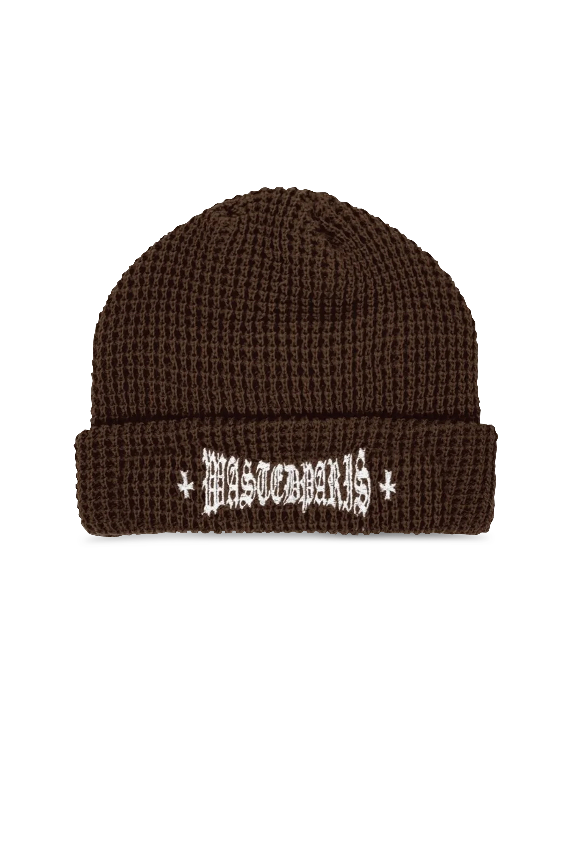 WASTED Bonnet WAFFLE LONDON CROSS Marron