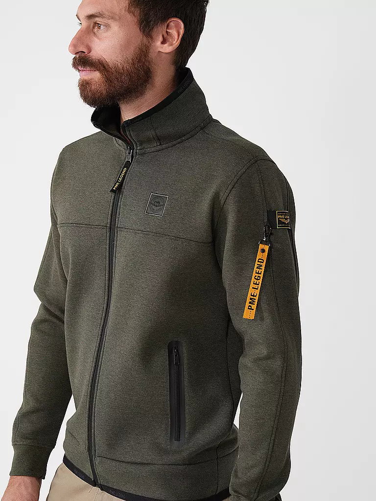 PME LEGEND Sweatjacke  olive