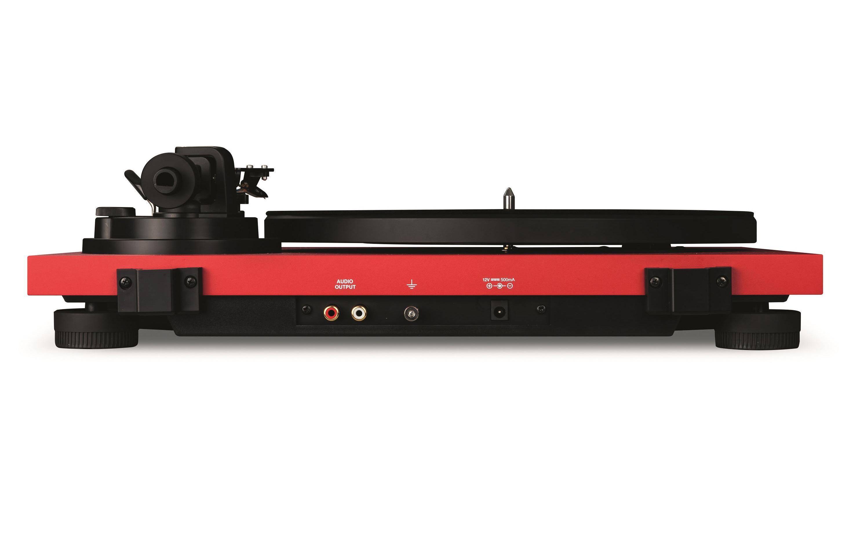 Plattenspieler HiFi Turn2 Rot<br>Analoger HiFi-Plattenspieler für Audio-Puristen