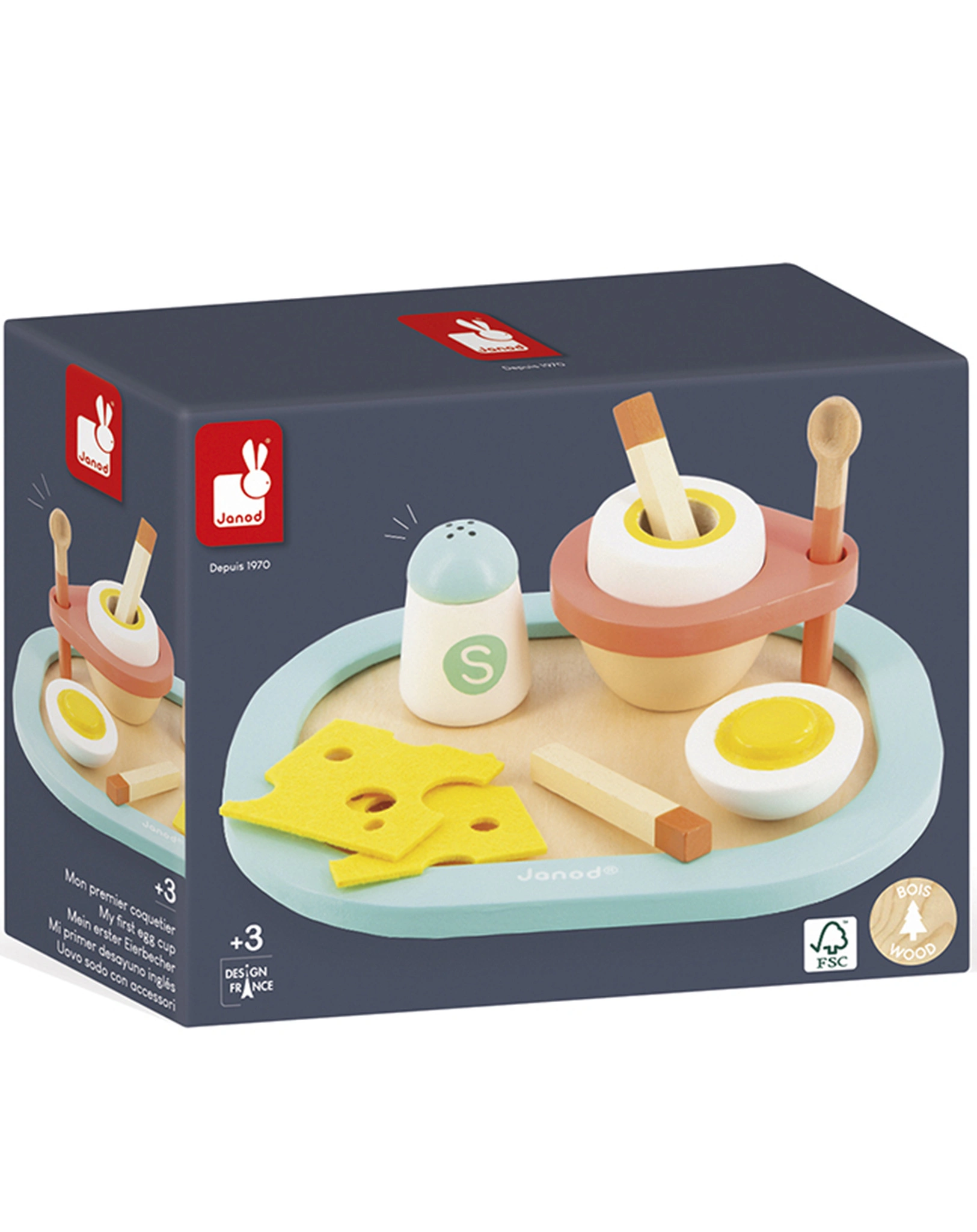 Spiel-Lebensmittel EIER-FRÜHSTÜCK 9-teilig