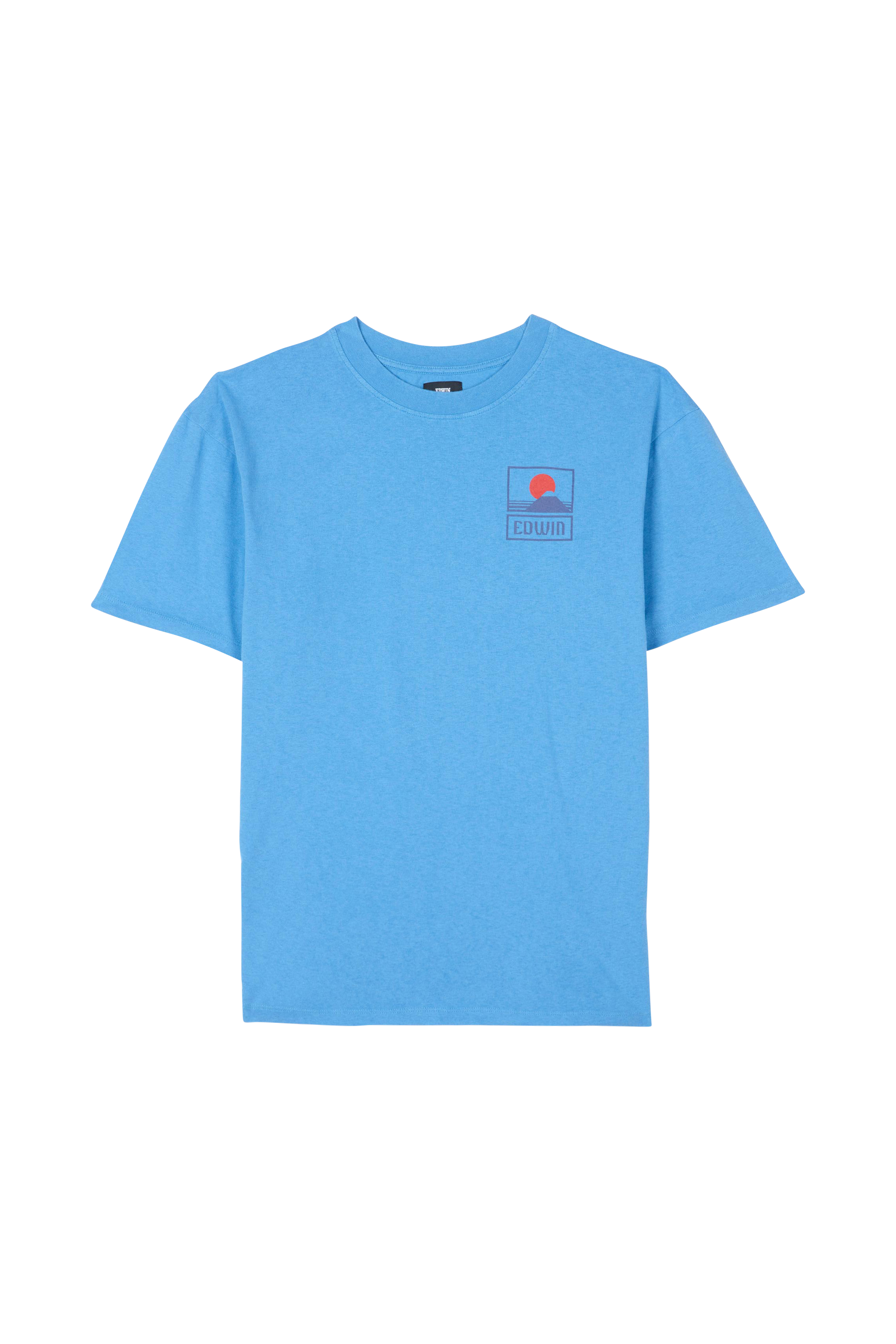 EDWIN T-shirt Sunset On Mt Fuji TS Bleu