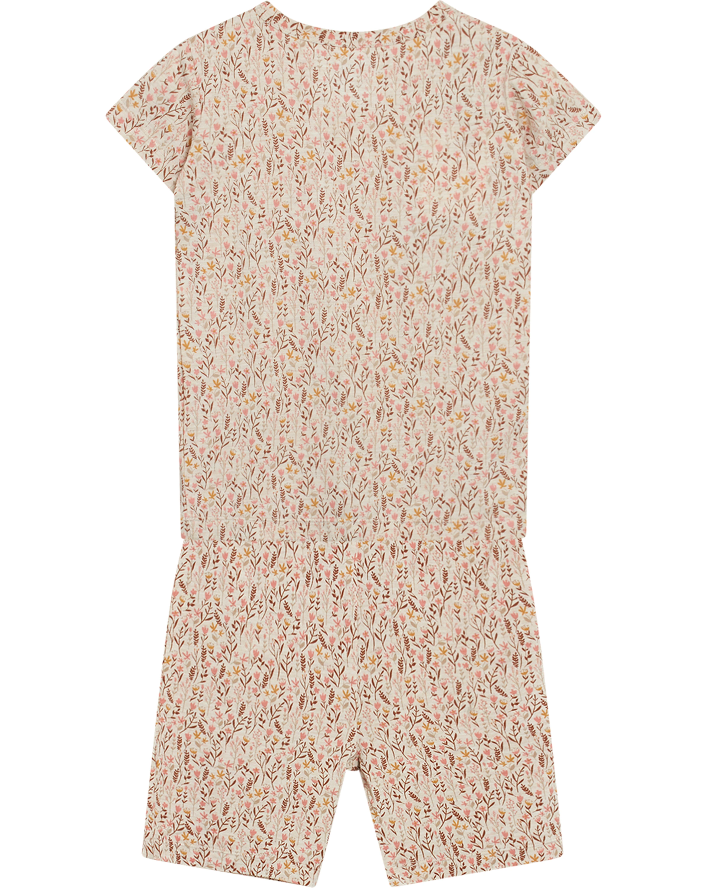 Schlafanzug FUN BO kurz in wheat melange