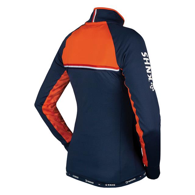 Vest KNHS Fan NL Girls Donkerblauw-oranje