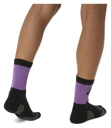 Chaussettes Asics Lite-Show Run Crew Violet/Noir