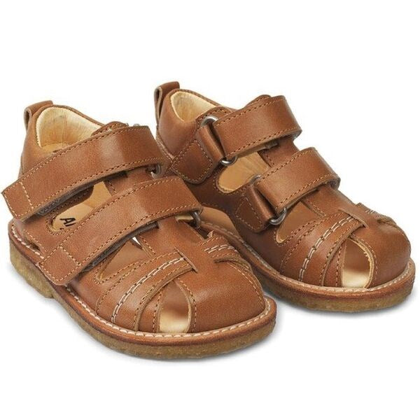 Begyndersandal m. Velcro Cognac 0506-101-1545