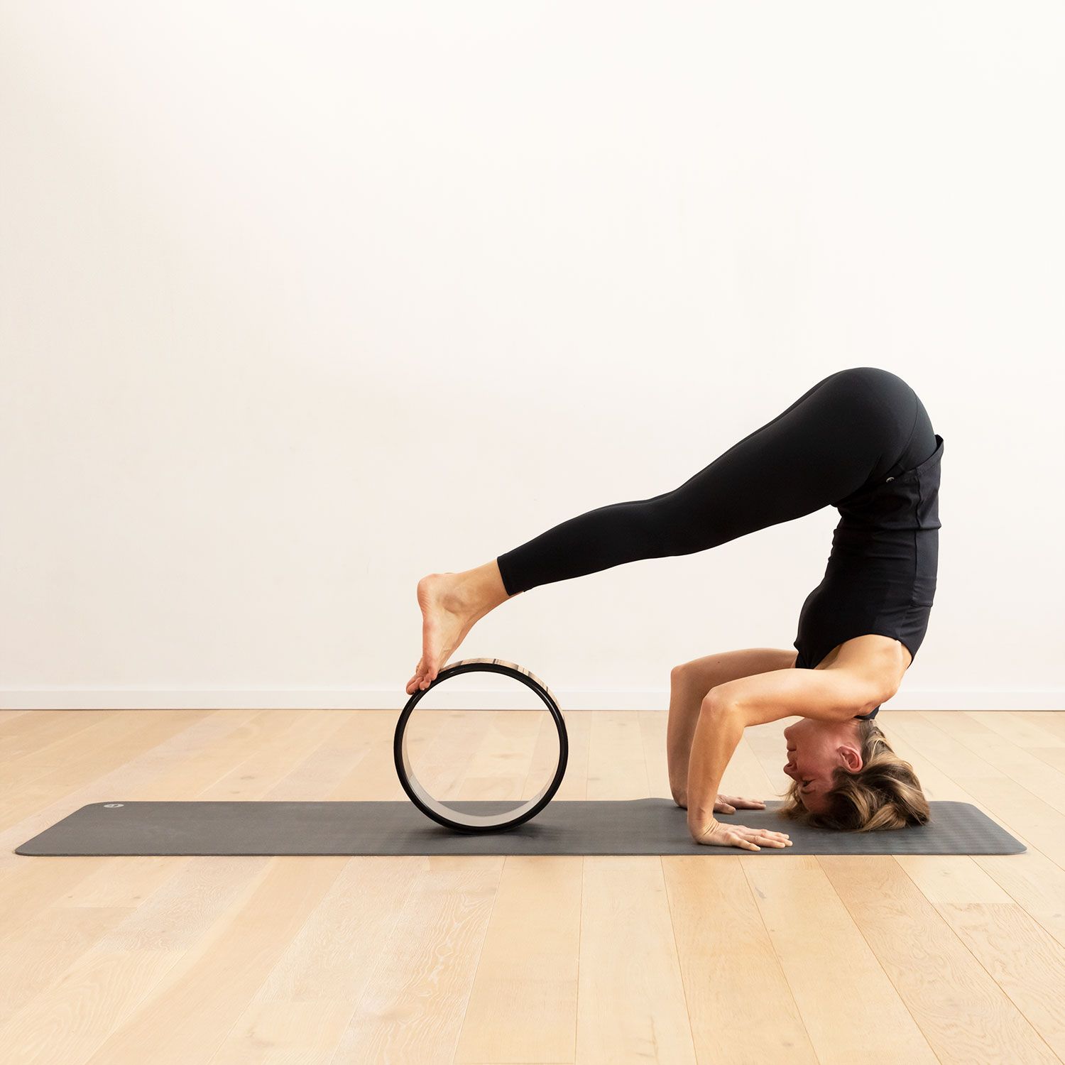bodhi Yoga Wheel SAMSARA Kork, Kork mit Print Ethno, schwarz