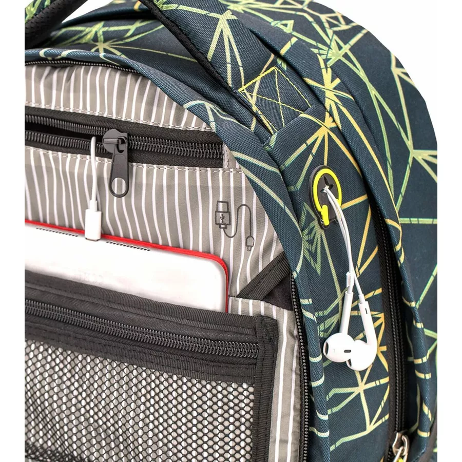 WAVE Rucksack Infinity Stripes Green