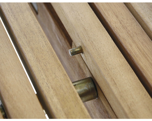 Uitschuifbare tafel Falun Siena Garden acacia 150/200x100x74 cm bruin