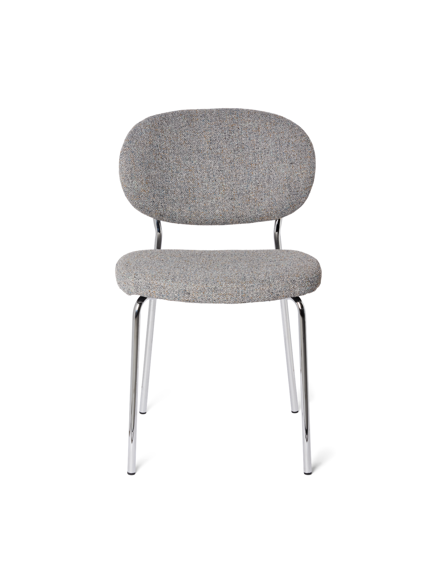 Stol i stof | Polyester/skum/jern/poppeltræ.  | Grey