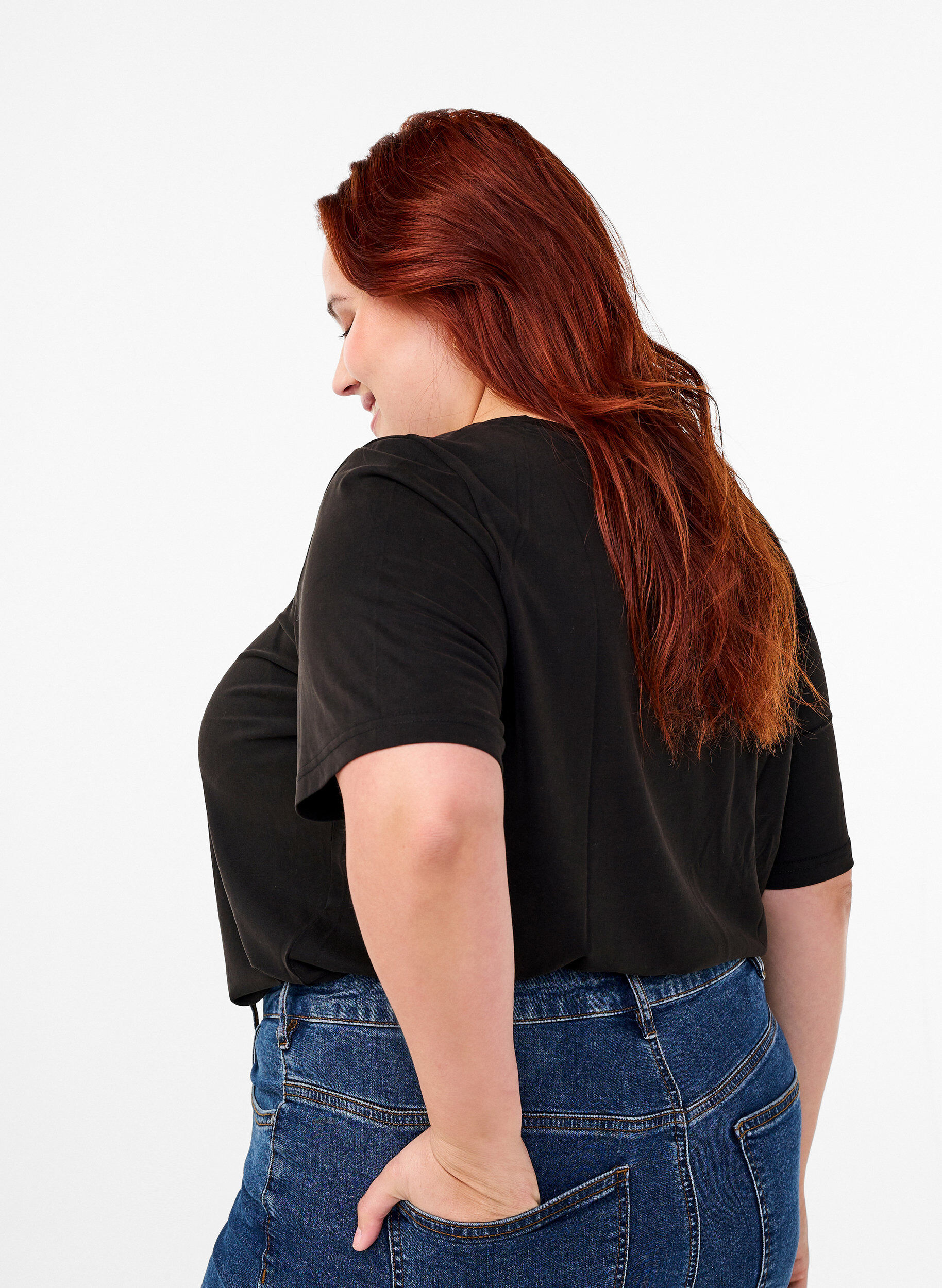 T-shirt i TENCEL™ Modal med rund hals