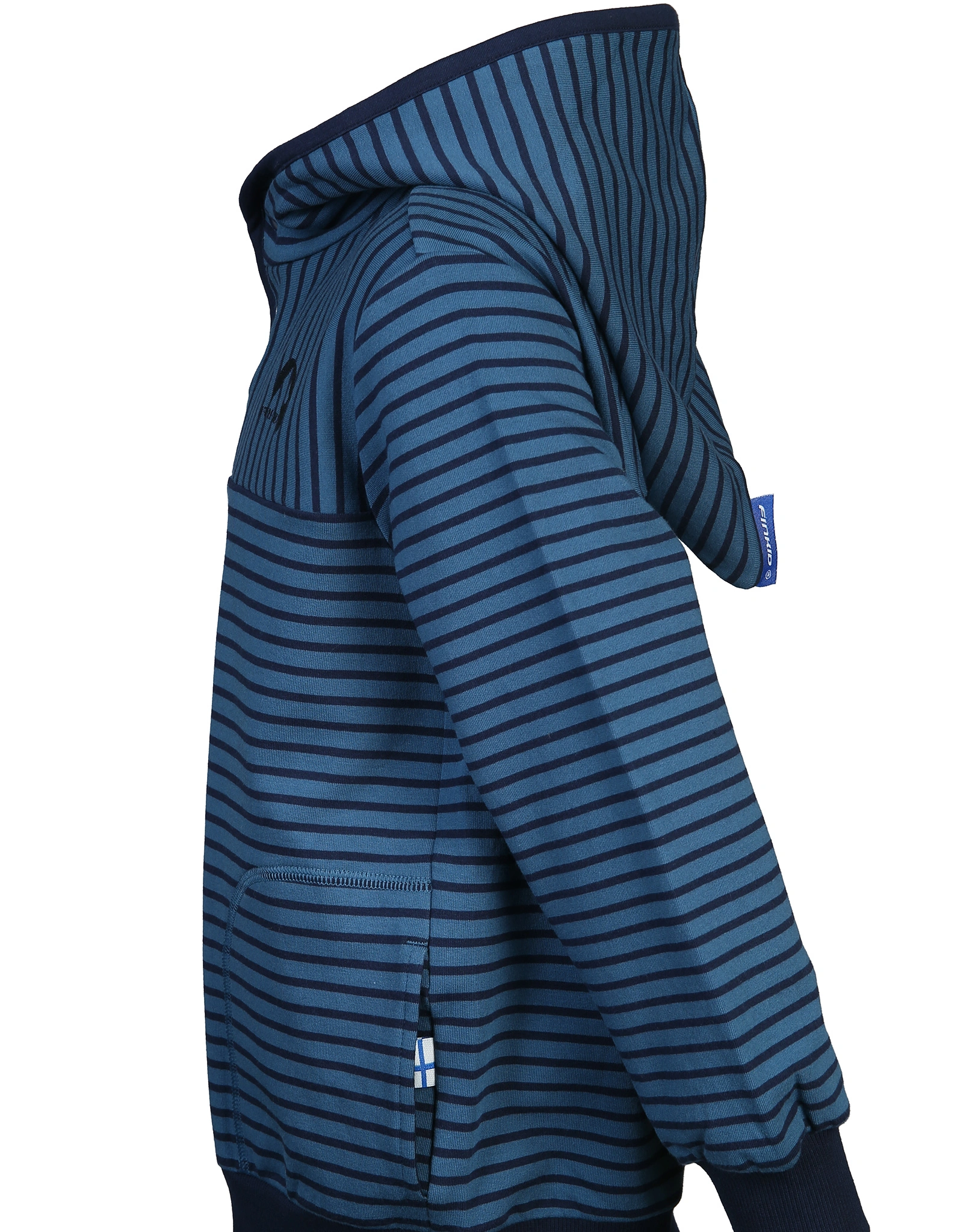 Kapuzen-Sweatshirt KALAJOKI in real teal/navy