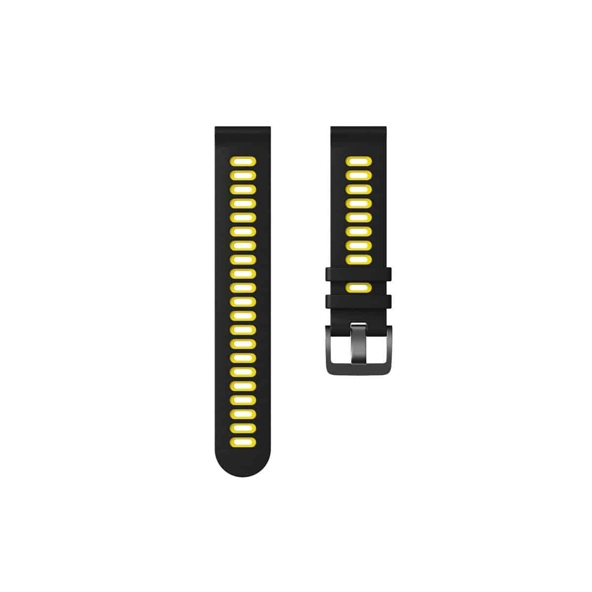 Twin klokkereim Garmin Quatix 6 - Sort/gul