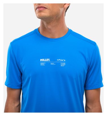 T-Shirt Millet Intense Essential Bleu Homme