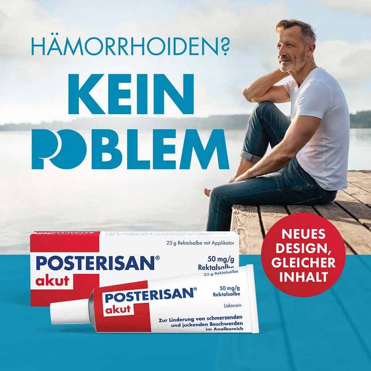 POSTERISAN akut 50 mg/g Rektalsalbe, 50 g