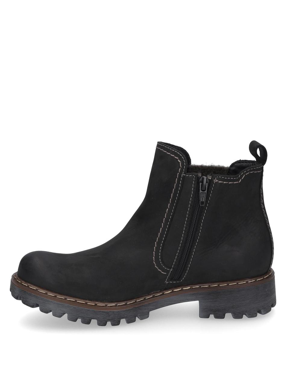 Stiefelette Marta 03, schwarz-kombi