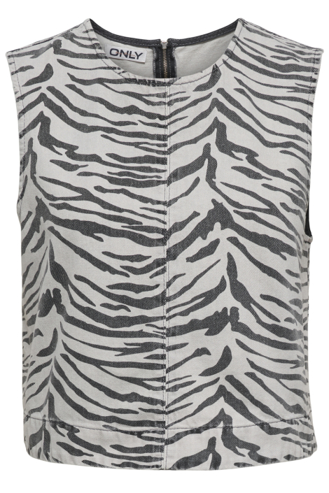 Only grijze dames top