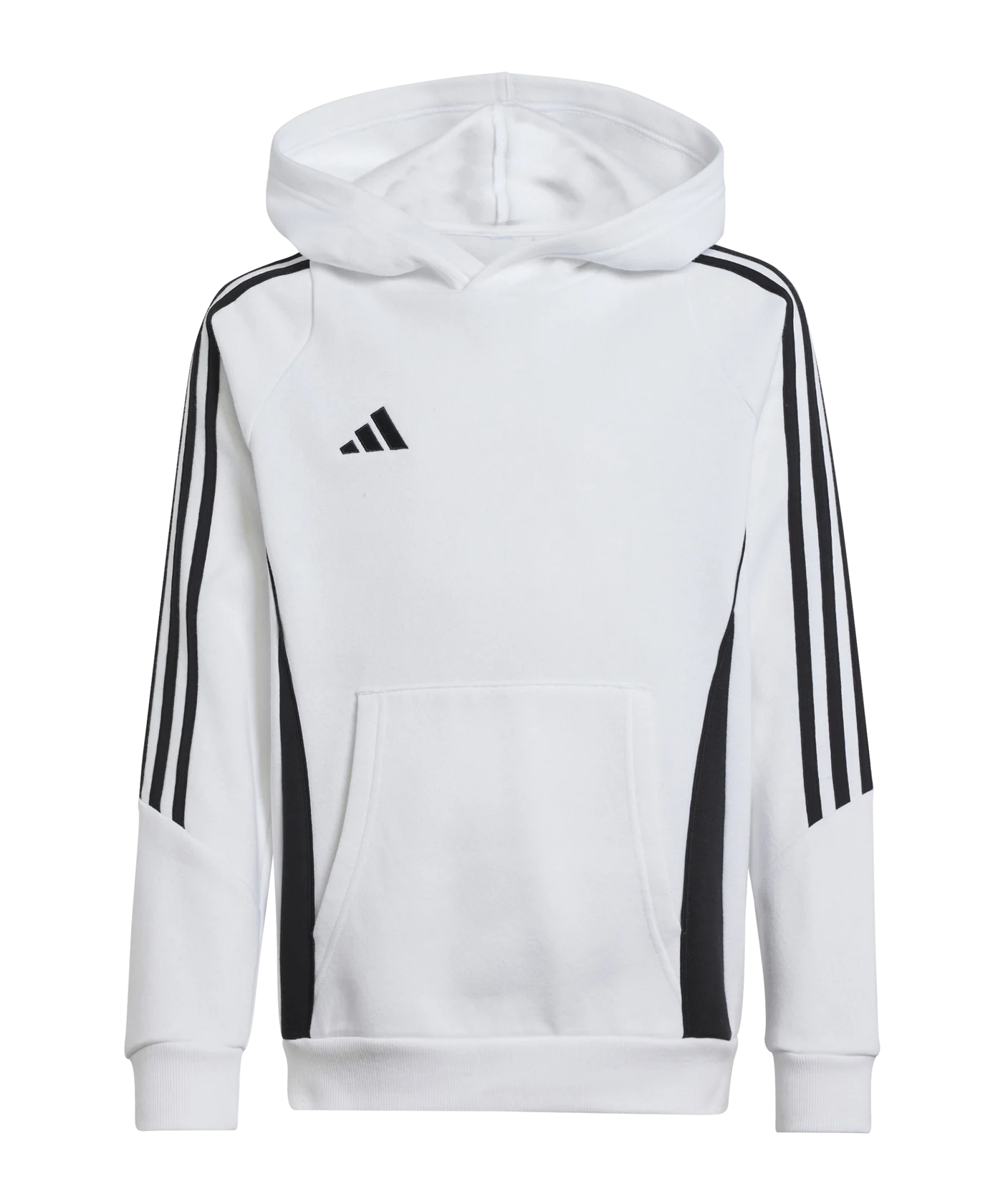 adidas Tiro 24 Hoody Kids Weiss Schwarz
