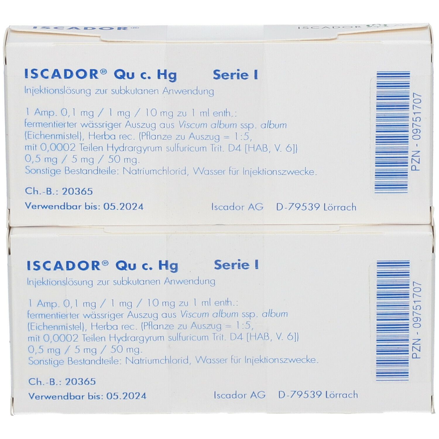 ISCADOR® Qu c. Hg Serie I