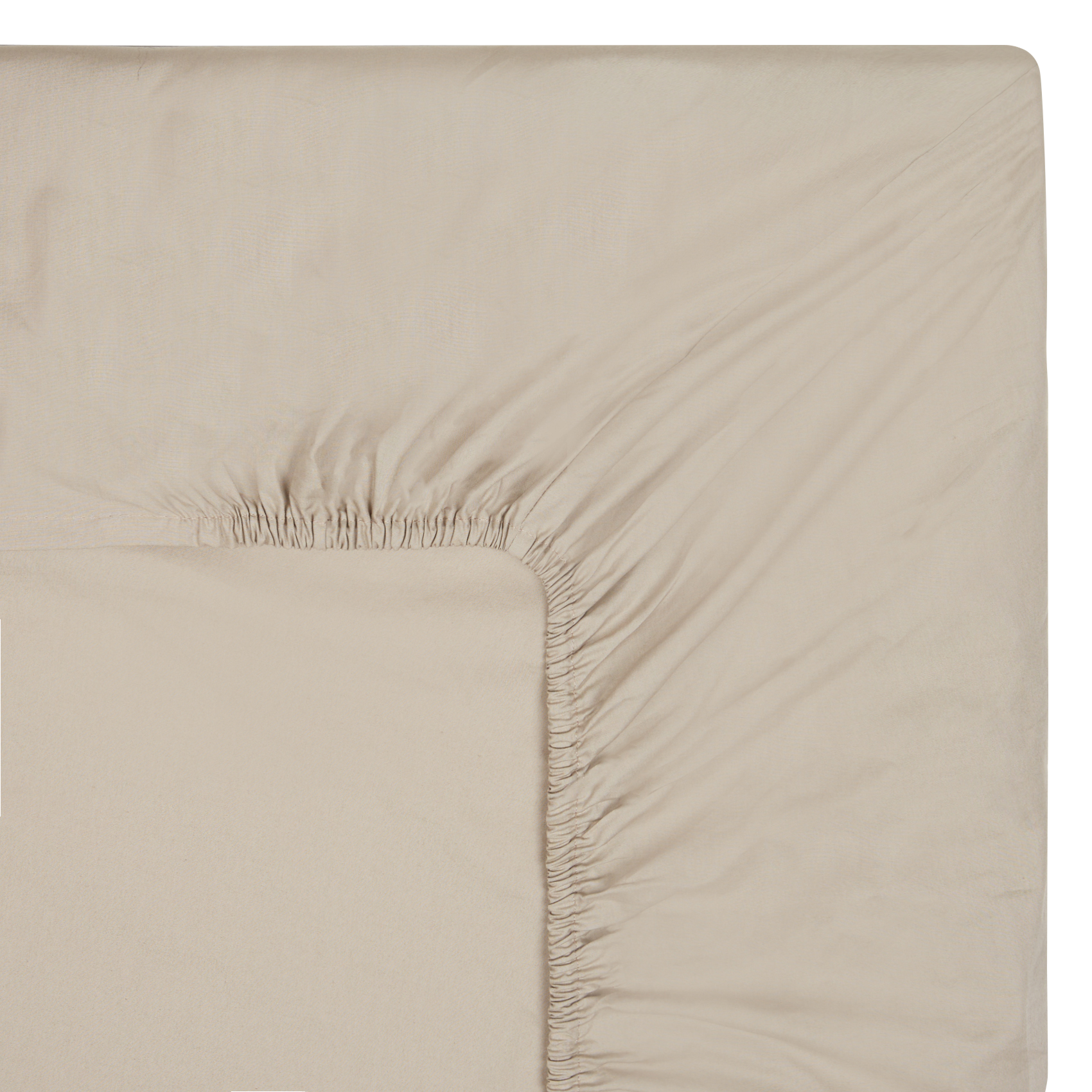 Drap housse en coton | Beige