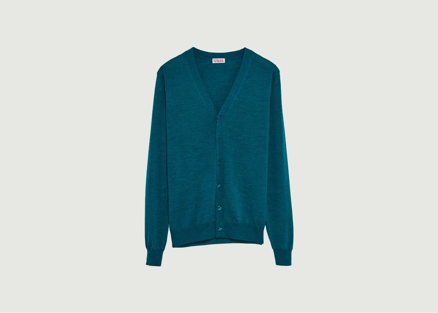 Cardigan En Laine Extrafine Tricot
