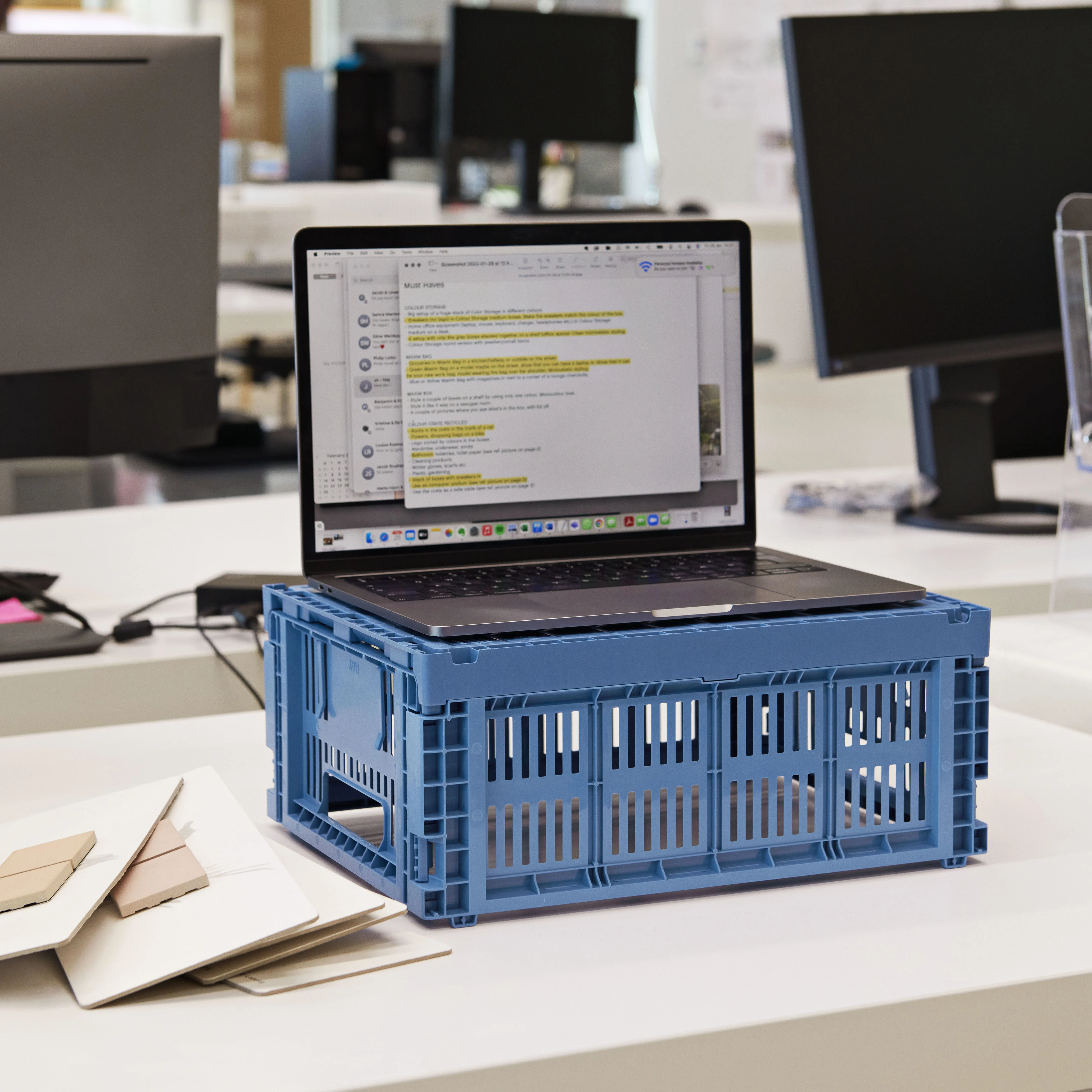 COLOUR CRATE - Panier | Bleu
