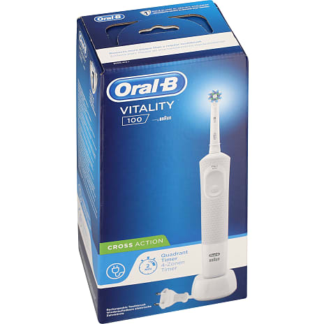 Oral-B Vitality 100 Cross Action elektrisk tandbørste - hvid