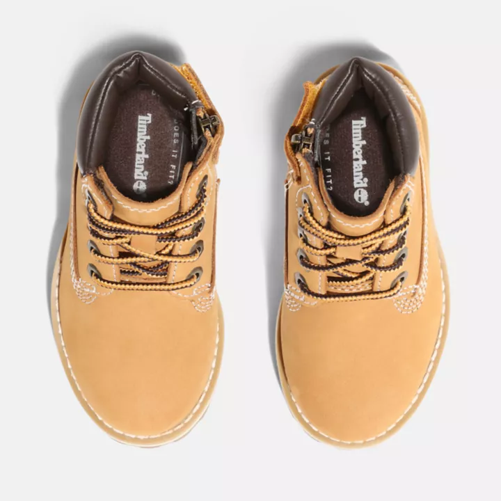 Bota infantil Courma Kid de 15 cm (6 polegadas) na cor amarela.