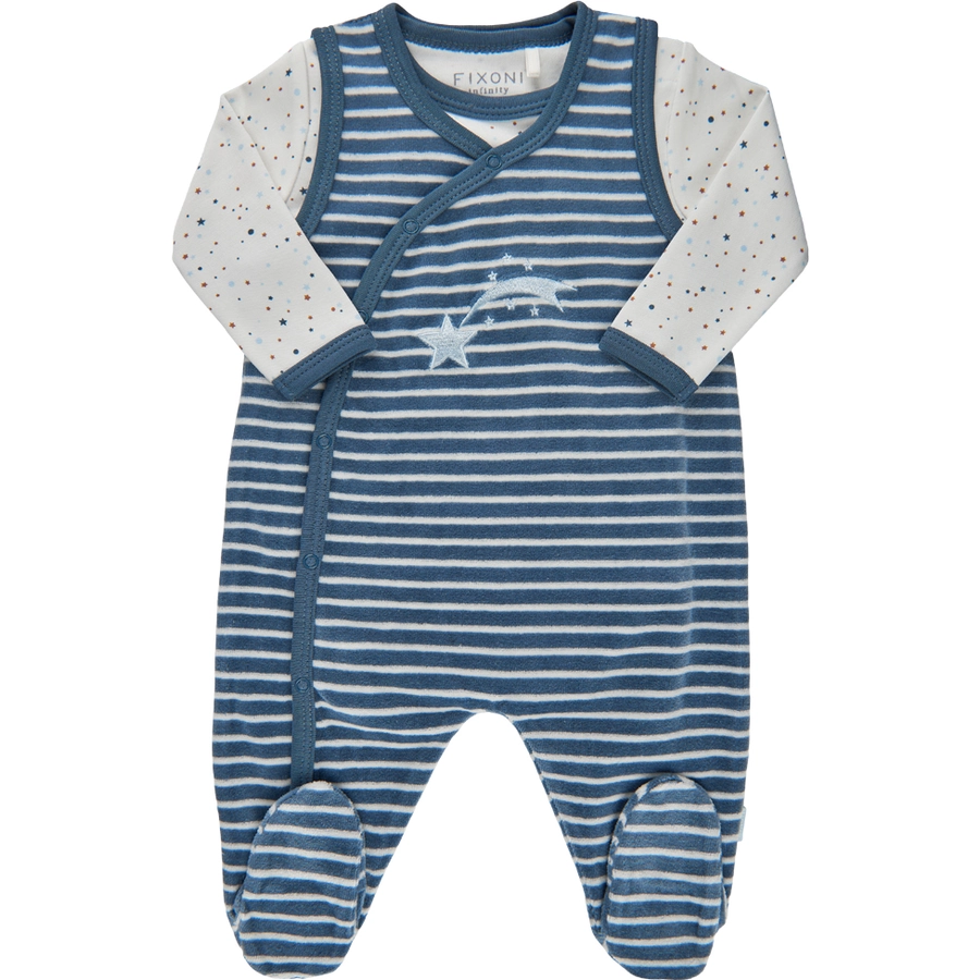 FIXONI Strampler Set China blue