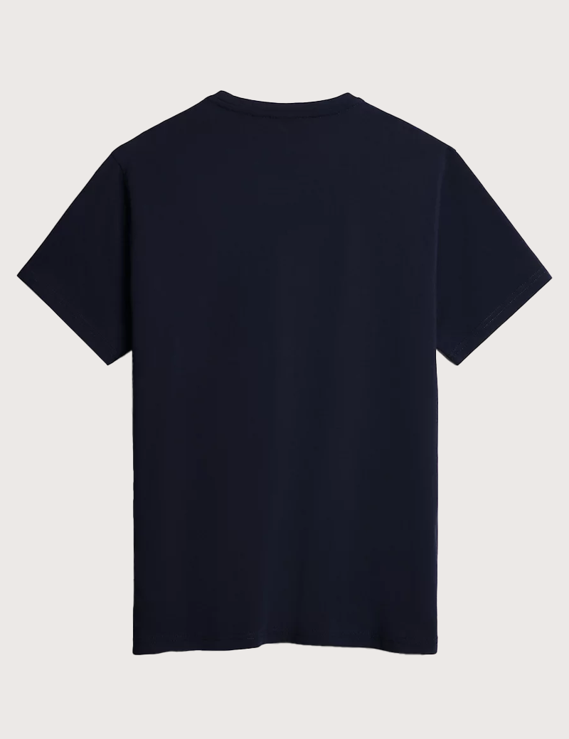 NAPAPIJRI T-SHIRT HOMME LOGO CŒUR SALIS MARINE