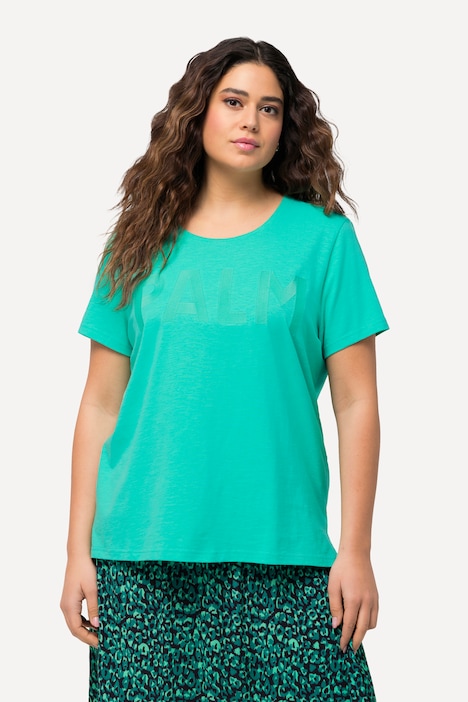 T-Shirt, Stickerei, Regular, Rundhals, Halbarm
