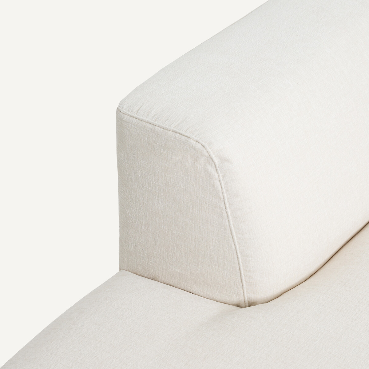 AM.PM<br>Sofá de canto esquerdo em veludo chenille, Jacopo