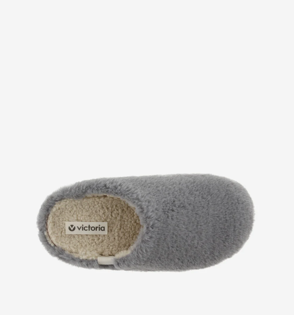 NORTE SOFT FUR SLIPPERSGRIS