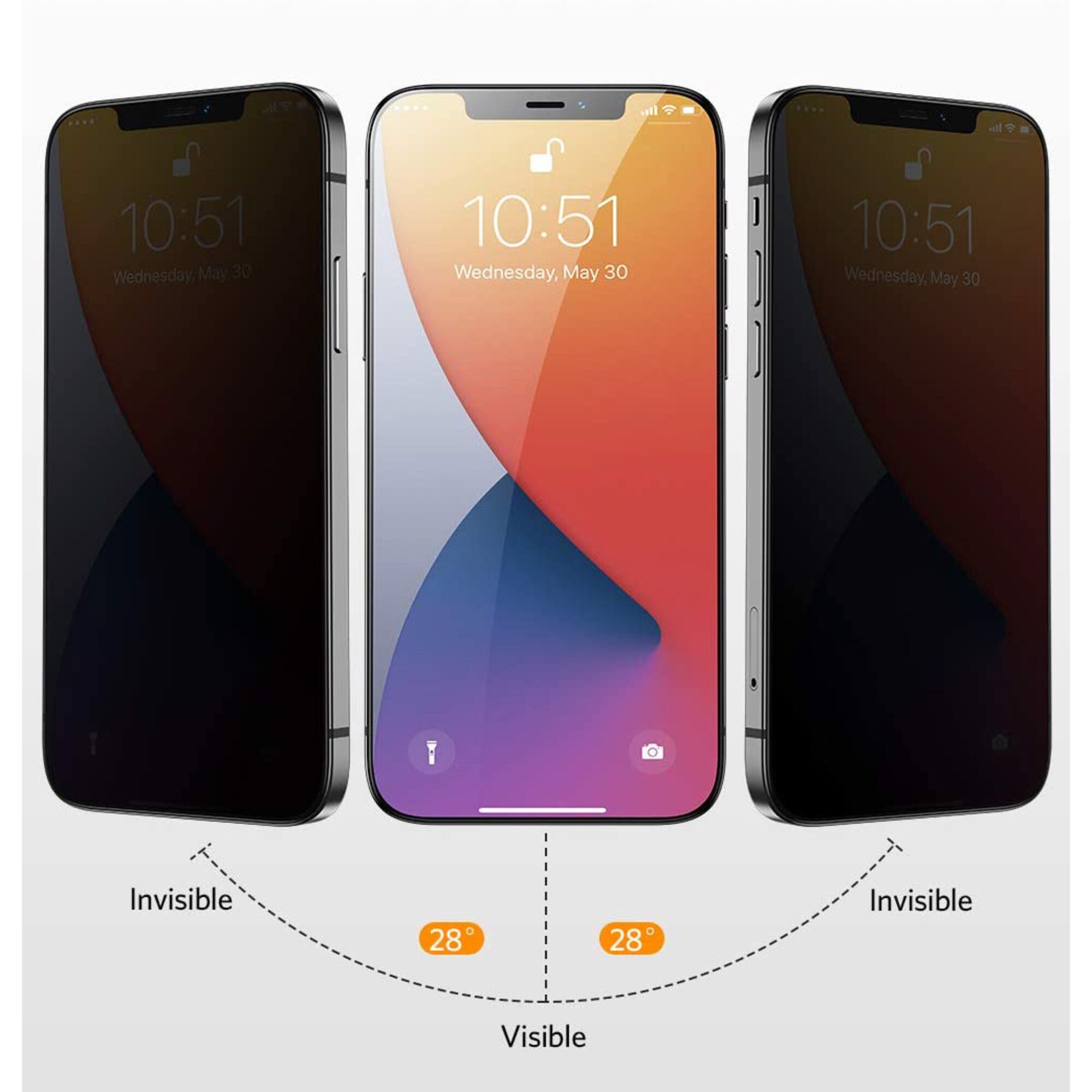 Nevox Schutzfolie NEVOGLASS 3D PRIVACY