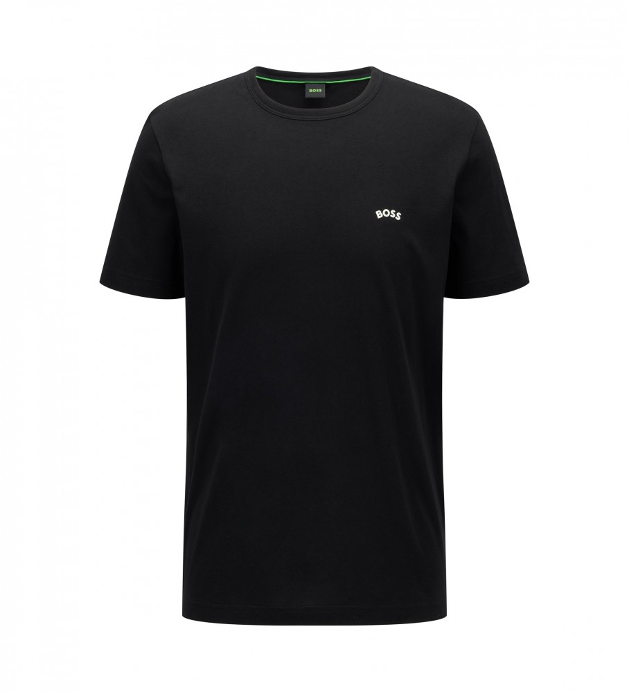 Camiseta BOSS Curved Tee preta