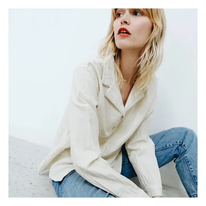 Poudre Organic Chemisier Datte Coton Bio - Collection Femme  | Crème
