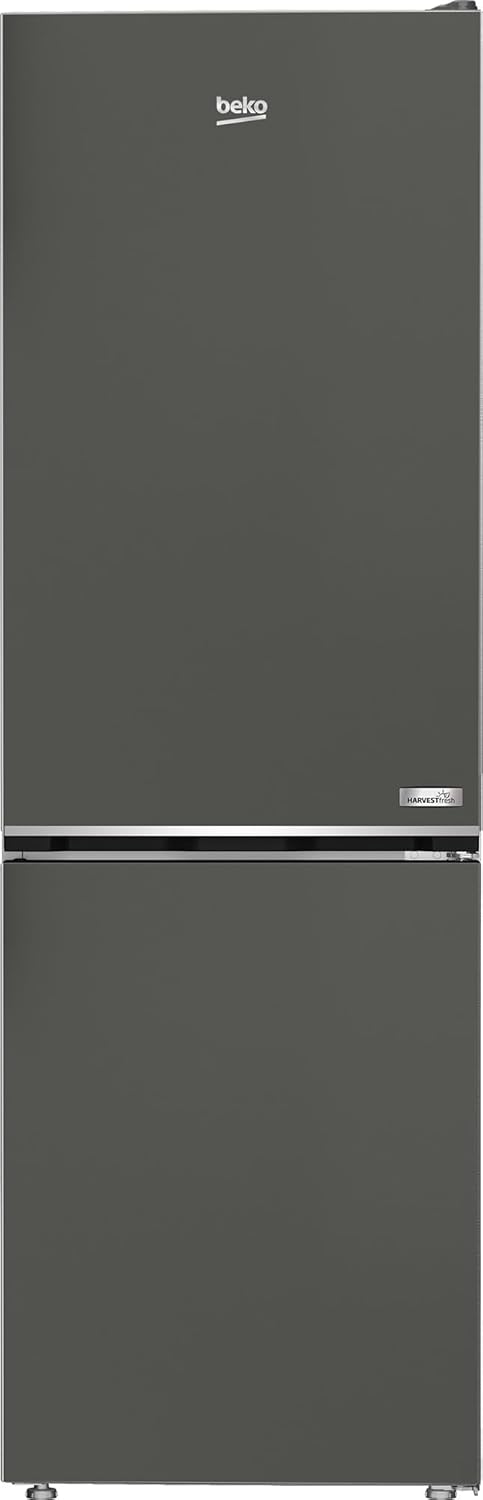 Beko B5RCNA366HG bPRO 500 freistehende Kühl-/Gefrierkombination, 316 l Gesamt, AeroFlow, NoFrost, HarvestFresh, ProSmart Inverter Kompressor, Manhattan Gray