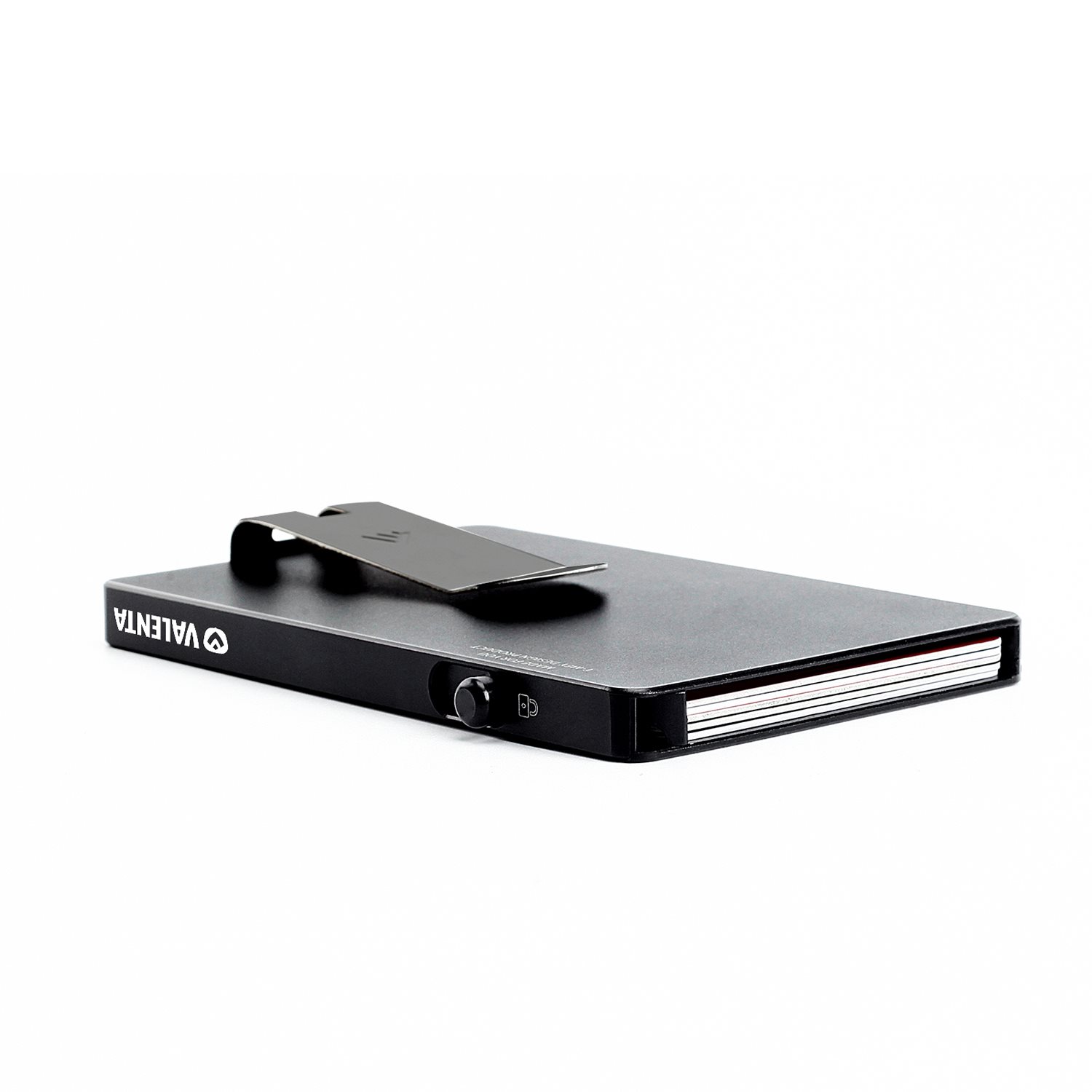 Valenta Cardprotector Aluminium Magsafe with Money Clip black