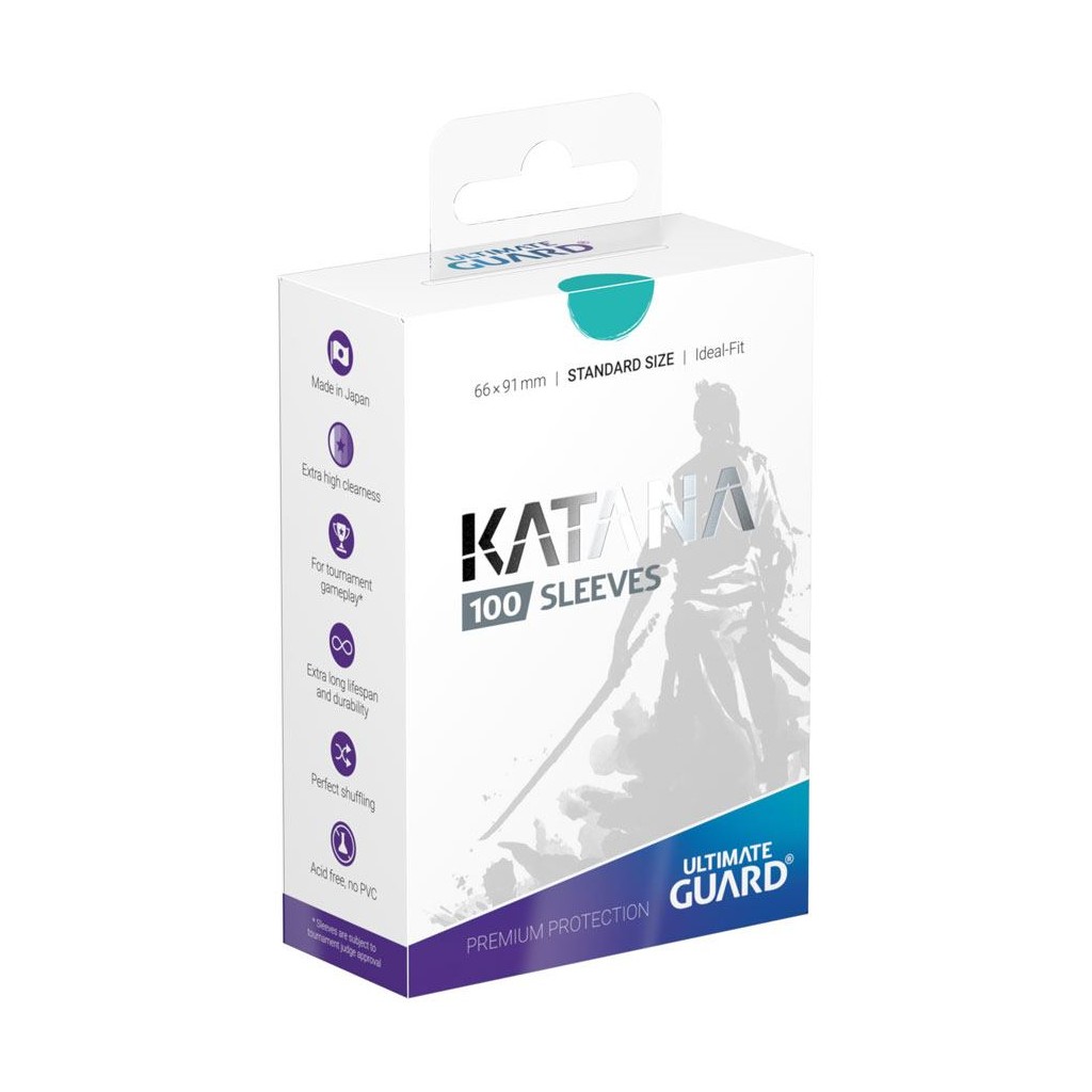 100 Sleeves Katana : Turquoise
