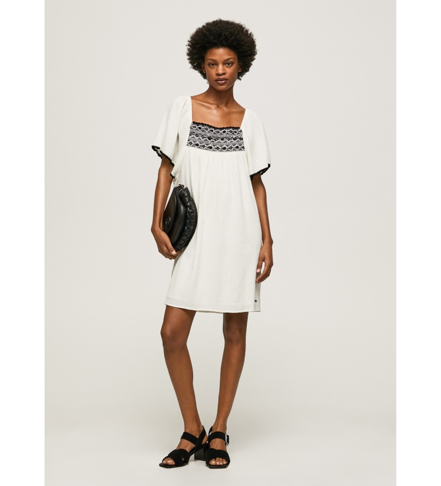 Vestido branco Pepe Jeans Aliba
