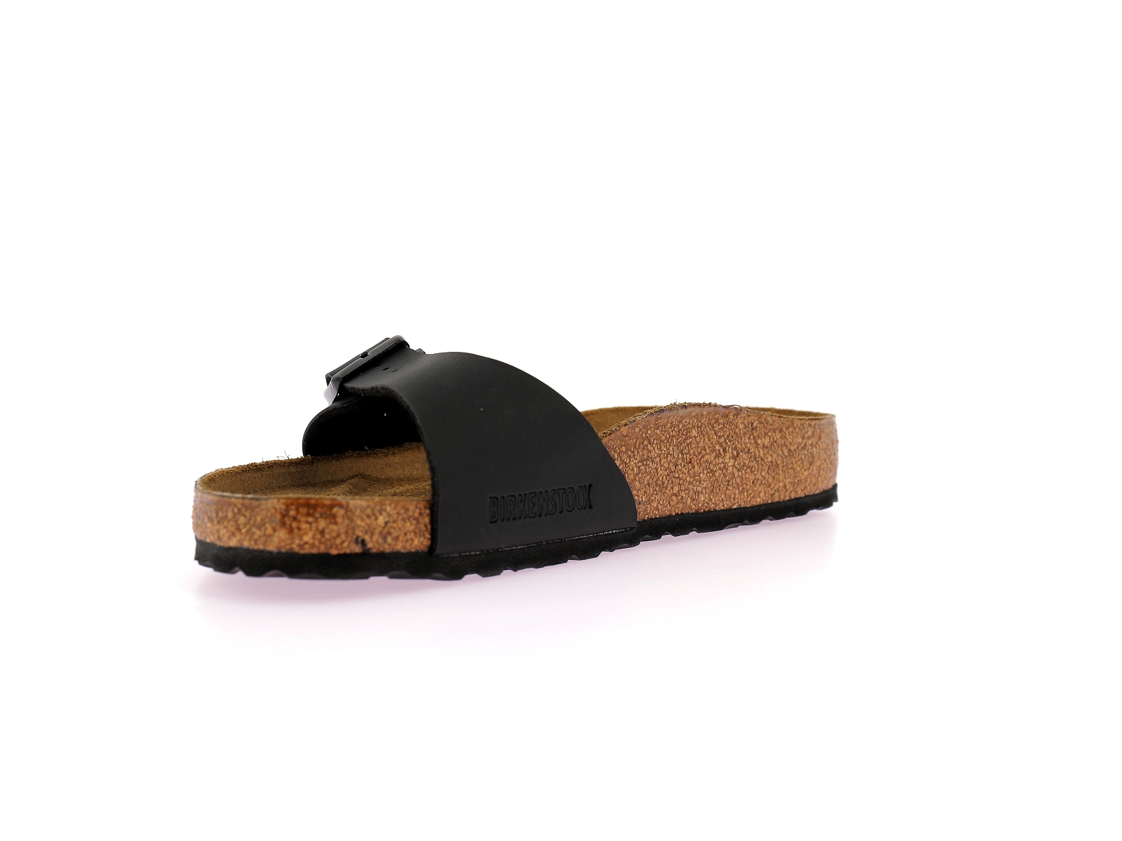 Birkenstock-MADRID BF Matières combinées Noir