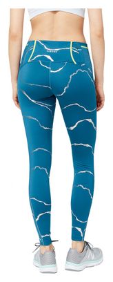 Collant Long New Balance Impact Run Print Impact Run Print Femme Bleu