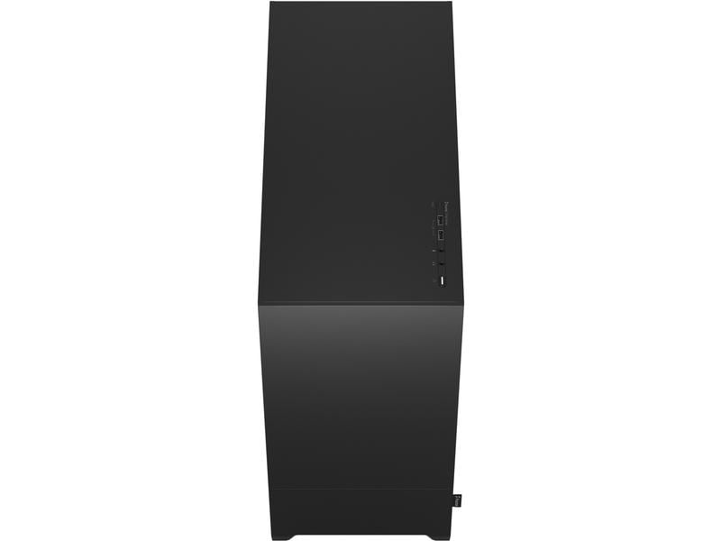 Fractal Design PC-Gehäuse Pop Silent TG Schwarz Kompaktes Midi-Tower-Gehäuse mit Sichtfenster