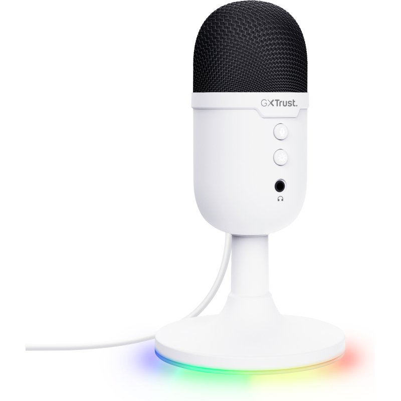 Trust GXT 234P Yunix Blanc Microphone de table
