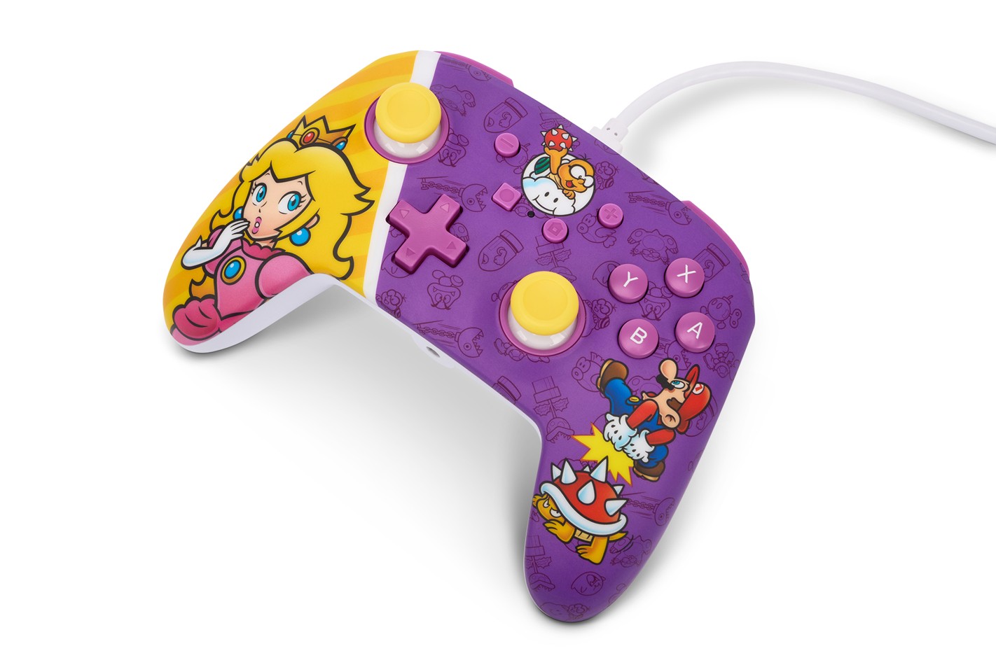 PowerA Enhanced Wired Controller - Nintendo Switch - Princess Peach Battle