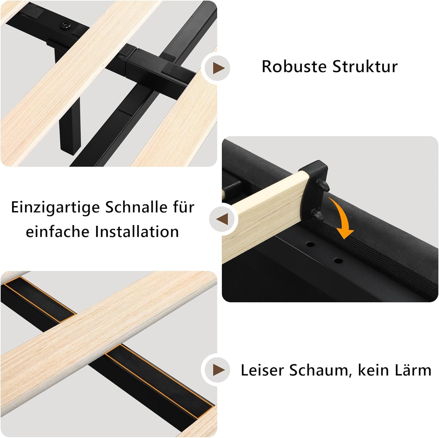 FEONASE Bett 140x200 mit Stauraum, Polsterbett 140x200 cm mit LED-Beleuchtung & Ladestation, Bettgestell mit Hydraulischem und Velous Kopfteil Stauraum, Lattenrost, Ohne Matratze, Dunkelgrau