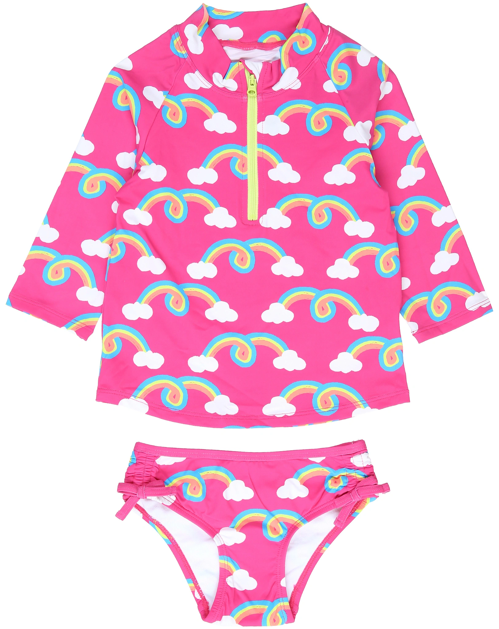 Schwimmanzug RAINBOW ARCH 2-teilig in fuchsia