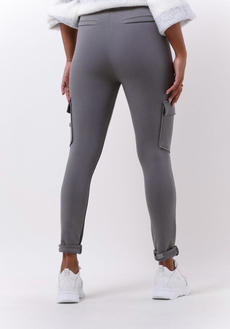10DAYS donkergrijze 10days cargobroeken cargo leggings