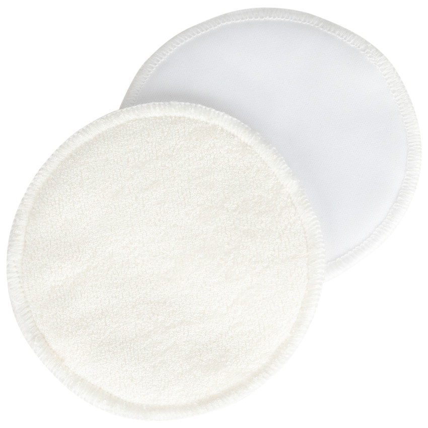Coussinets d'allaitement lavables en fibre de bambou x6