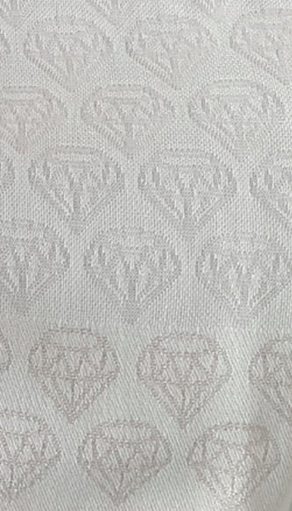 BLIE BAMB.SØLVGLØD 75X75CM 170G DIAMANTSØLV