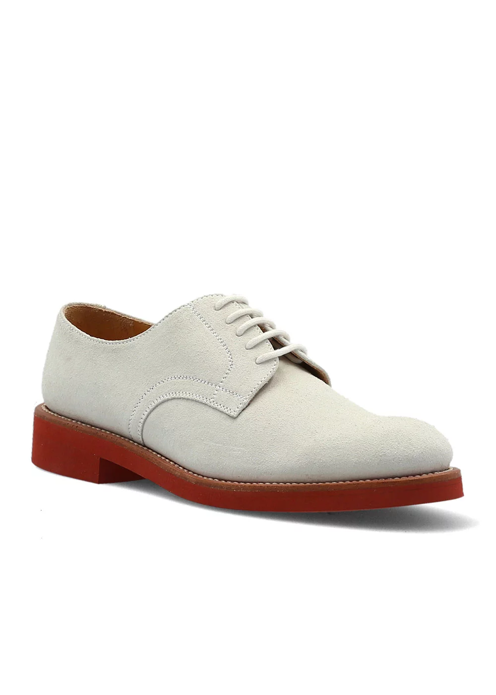 BUCK CUIR VELOURS BLANC